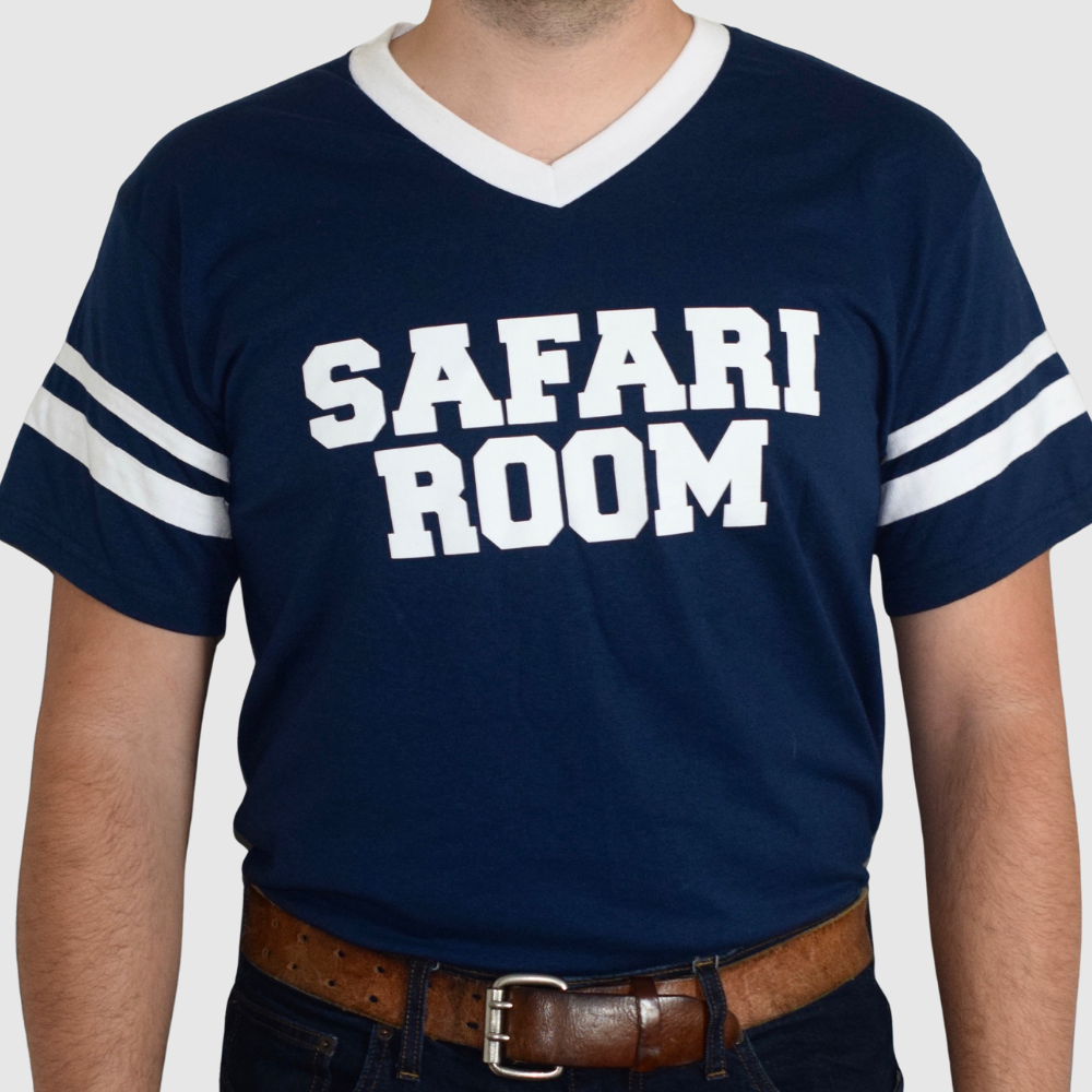 'Safari Room' Athletic V-Neck Tee